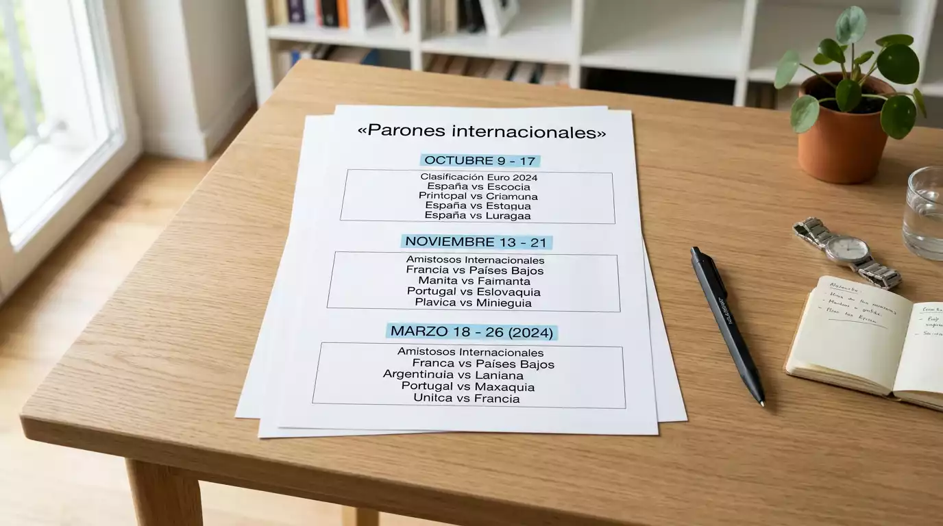Apuestas tras Descansos Internacionales (Parón FIFA)